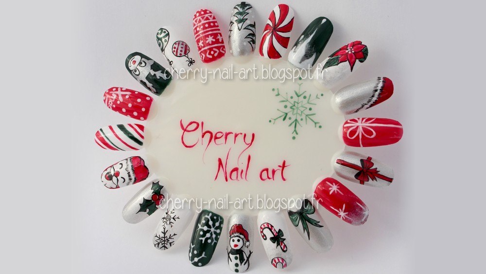 Nail art pour noel